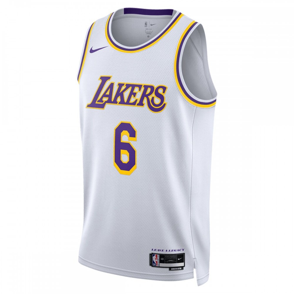 LeBron James Los Angeles Lakers Unisex 2022/23 Swingman Jersey - White - Association Edition-Pro Kit Vault | Brand New 26/27 Sports Jerseys